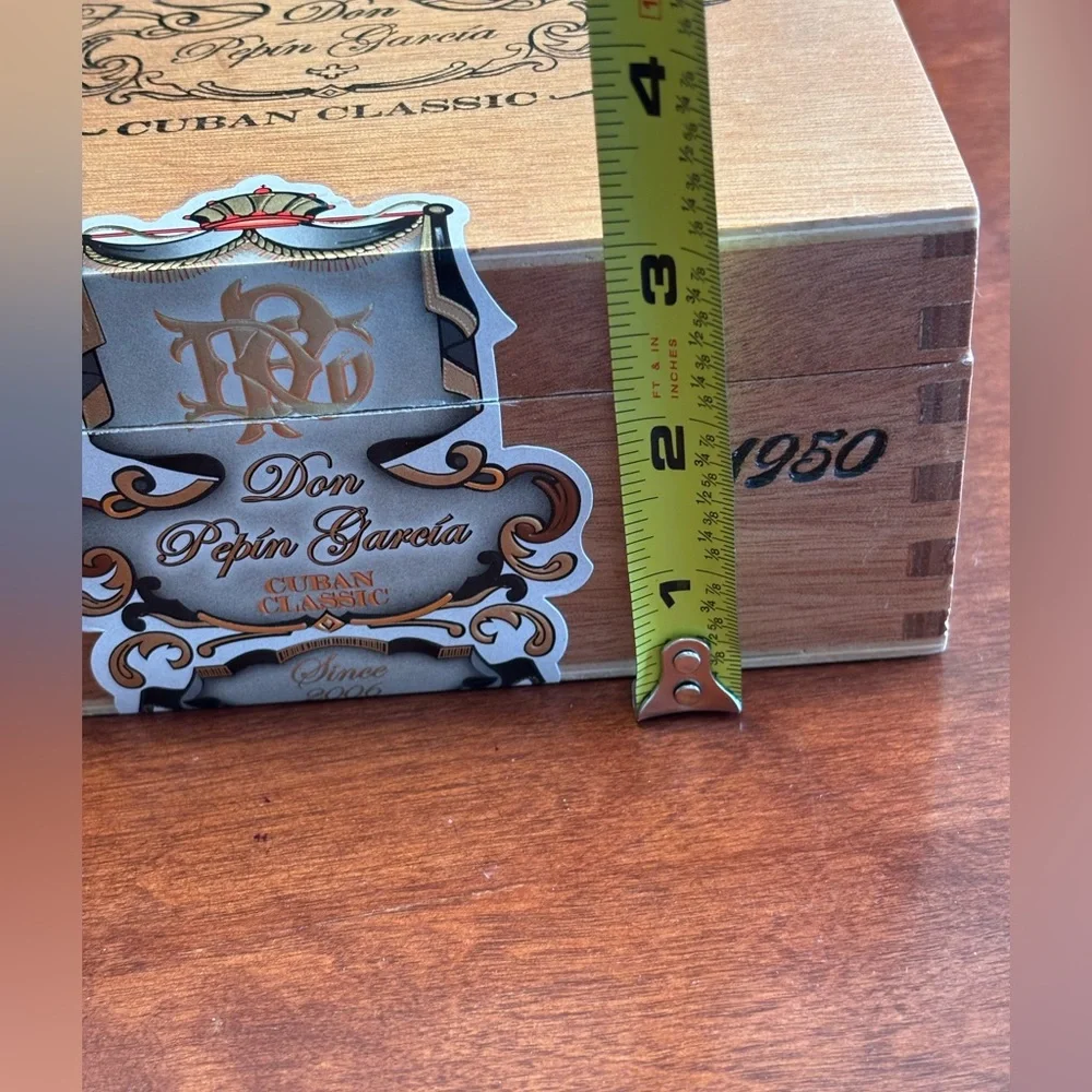 Wooden Cigar Treasure Stash Box